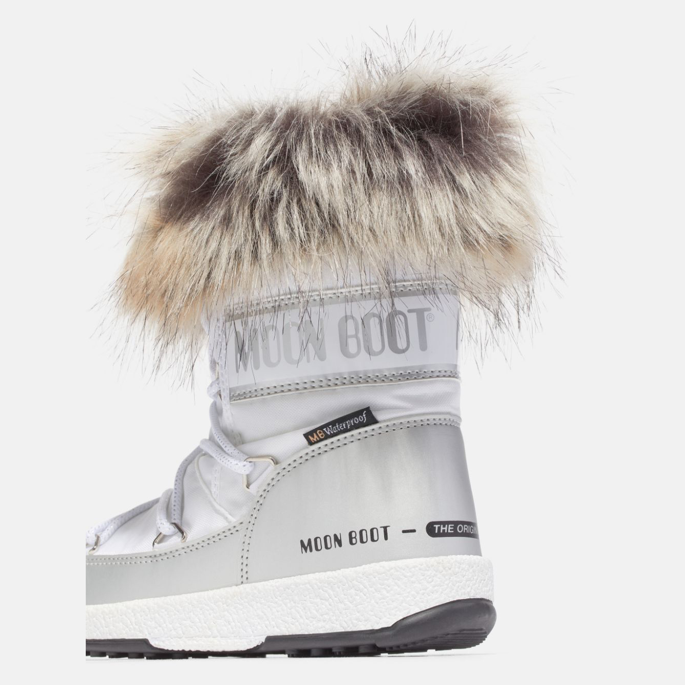Moon Boot® Protecht Junior Low Vinterstøvler Barn Hvite NO-304629